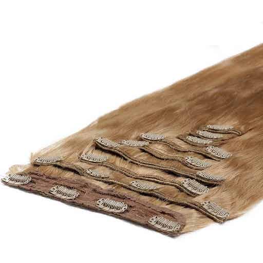 Deluxe Clip On 50cm 200g 27 Temno Blond-0 Deluxe Clip On 50cm 200g 27 Temno Blond-0