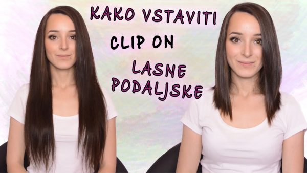Vstavljanje_Clip_on_podaljskov_50cm_200g-8 Kako vstaviti clip on lasne podaljške - Navodila za uporabo lasnih podaljškov za daljše in gostejše lase